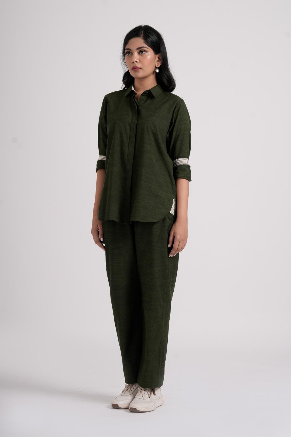 Breeze Shirt - Seaweed Green