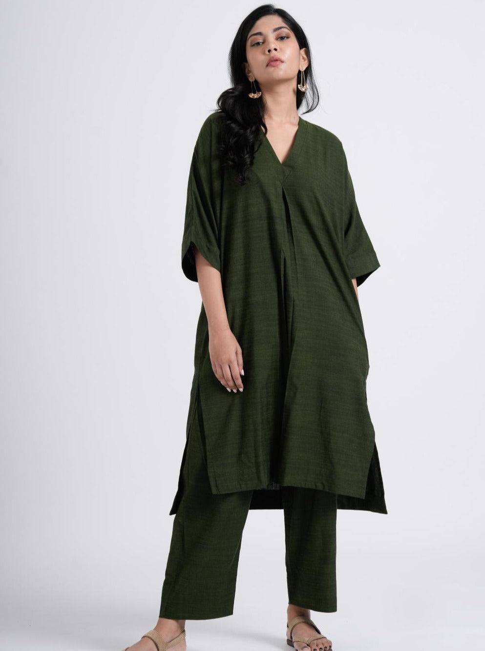 Ease Tunic - Seaweed Green