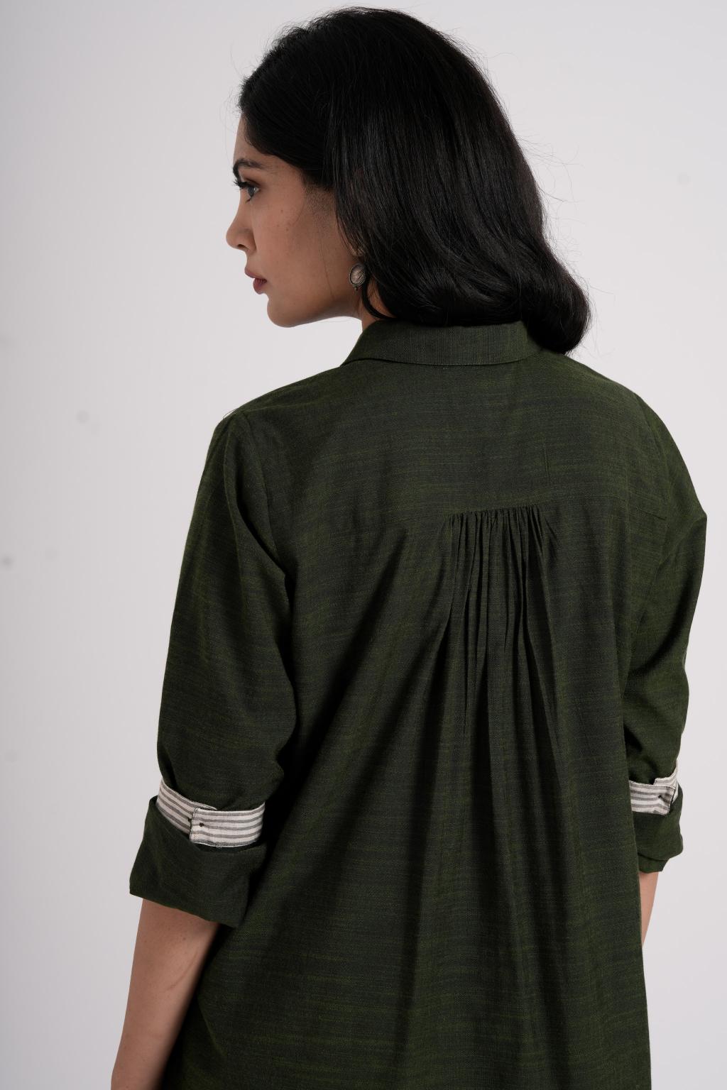 Breeze Shirt - Seaweed Green