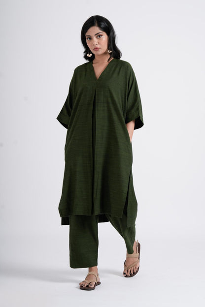 Ease Tunic - Seaweed Green