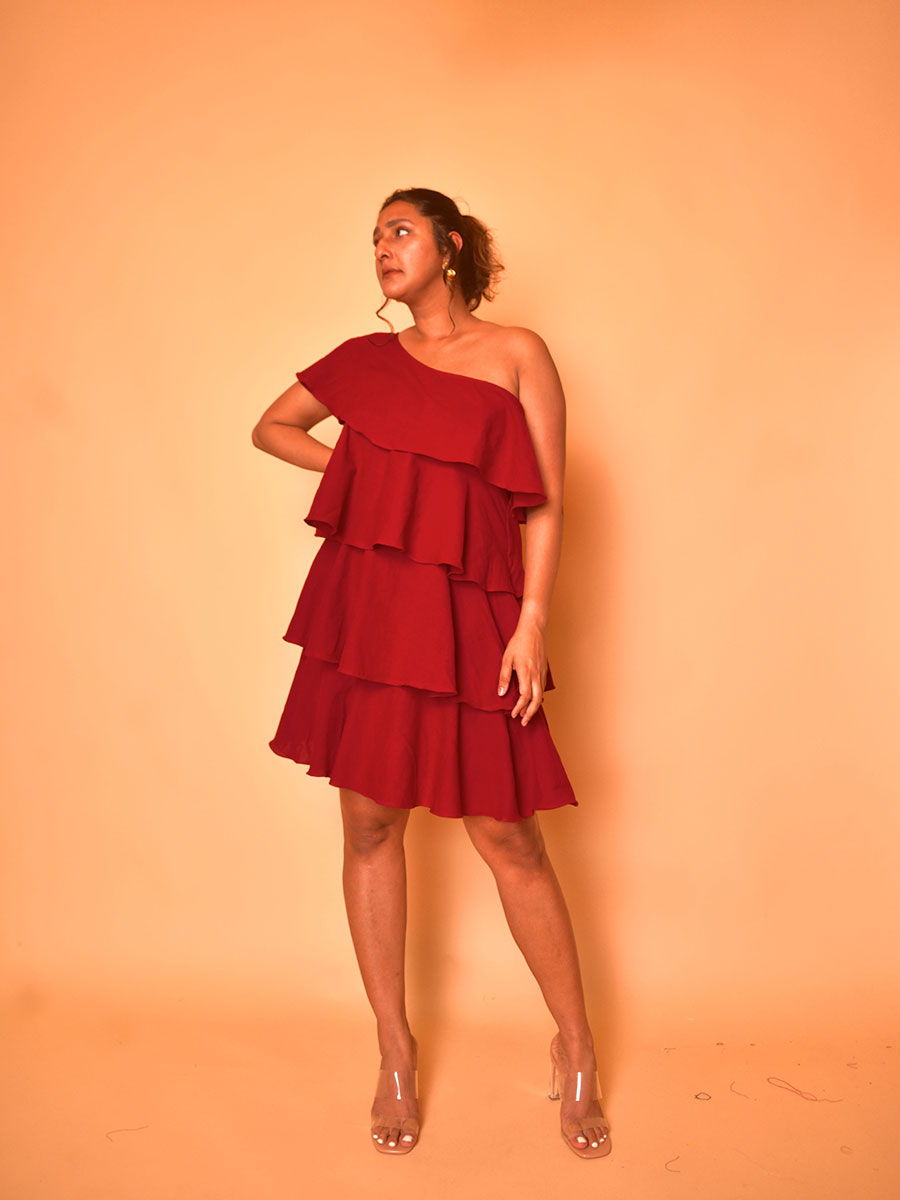 Aziza Ruffled Dress