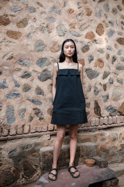 Rachel Slip Dress Black