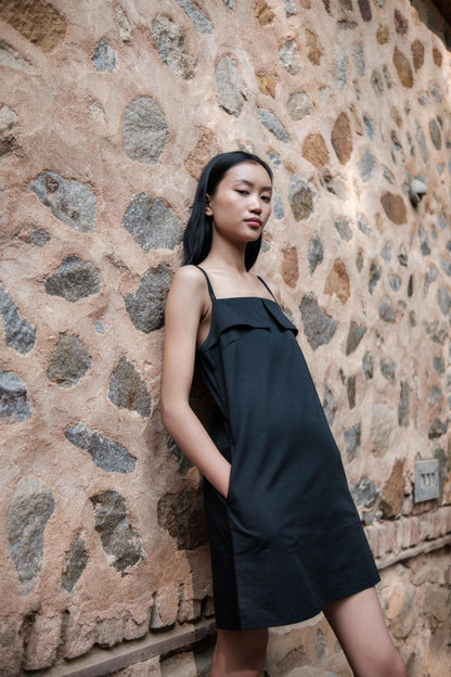 Rachel Slip Dress Black