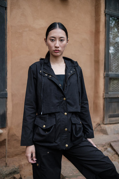 Kyoto Utility Jacket Black