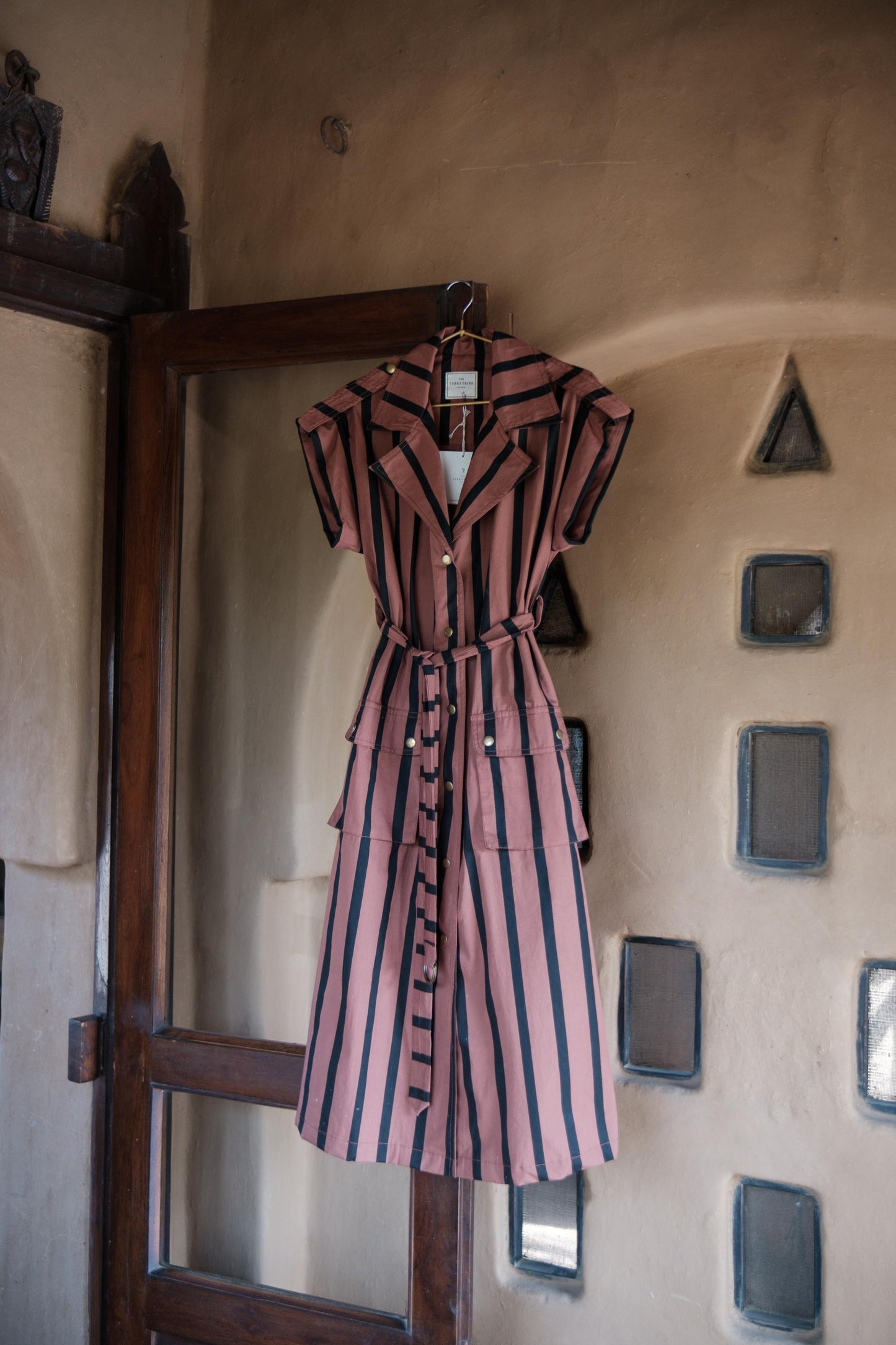 Harajuku Trench Copper Stripes