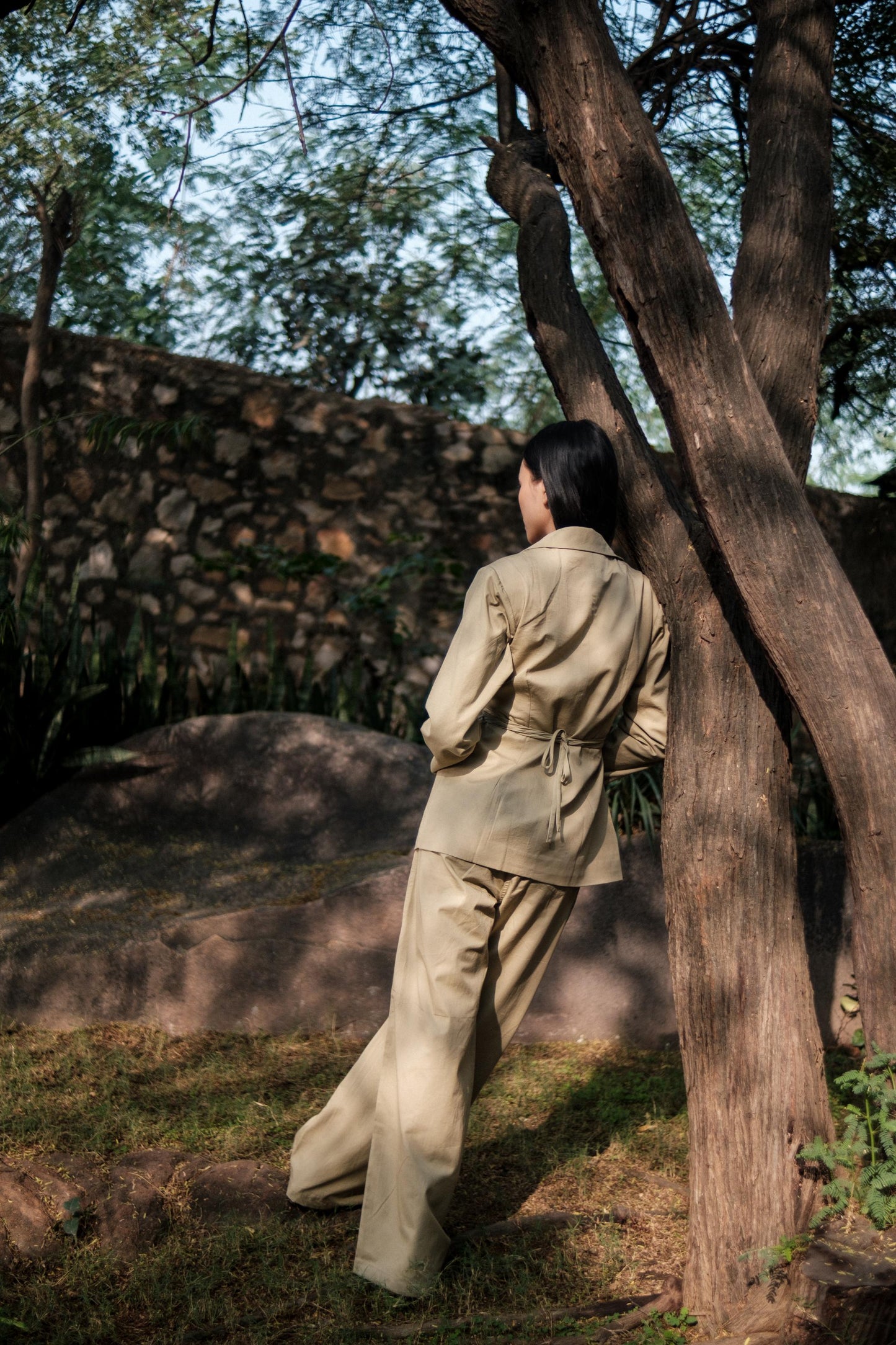 Friday Flared Pants Khaki