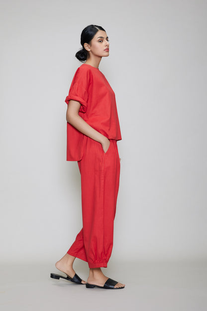 Mati Ekin & Hera Co-Ord Set - Red