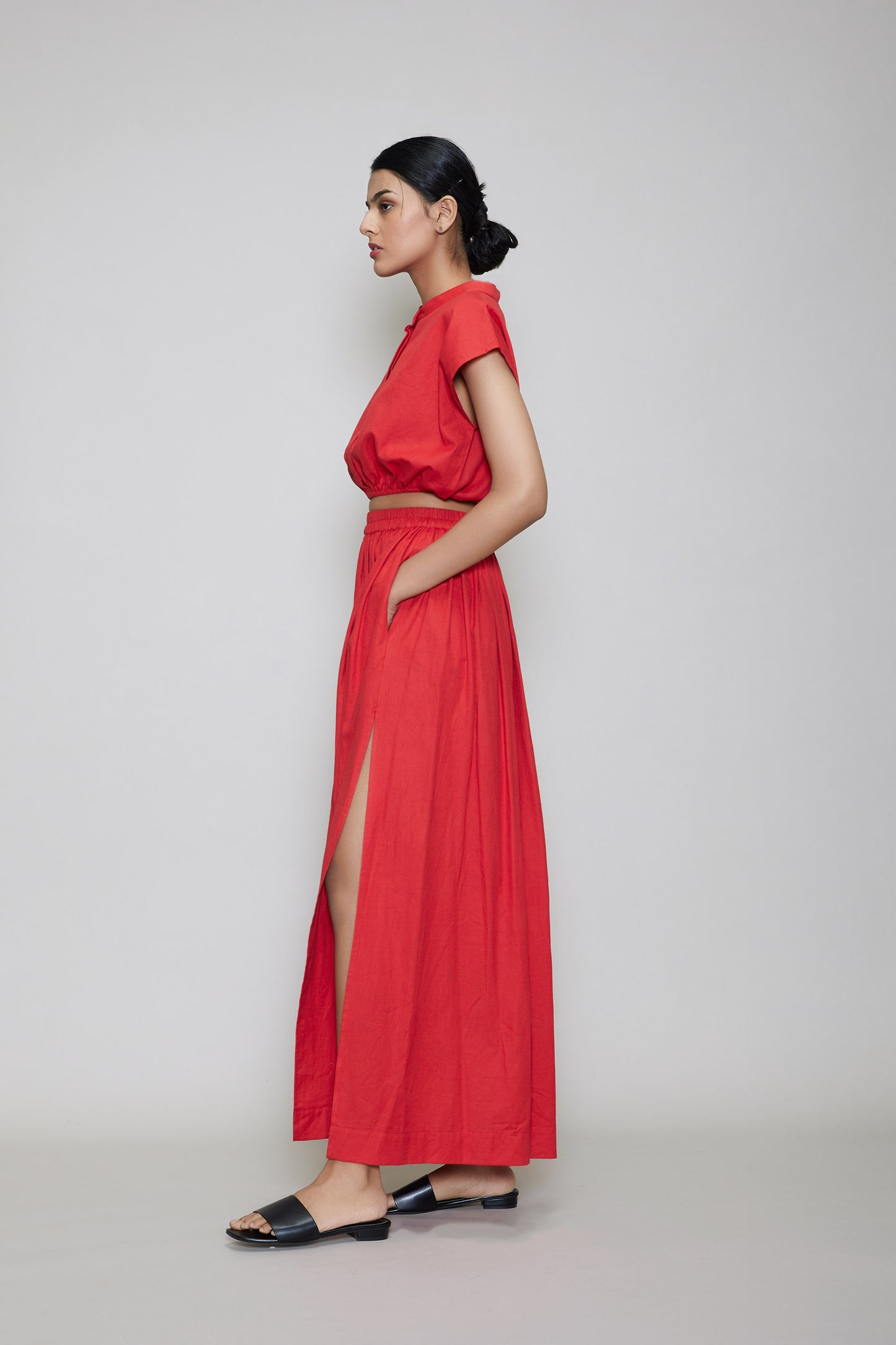 Mati New Sphara Skirt Set - Red