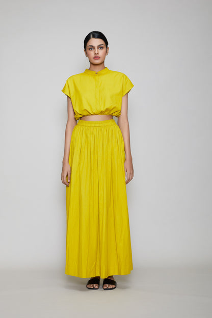 Mati New Sphara Skirt Set - Yellow