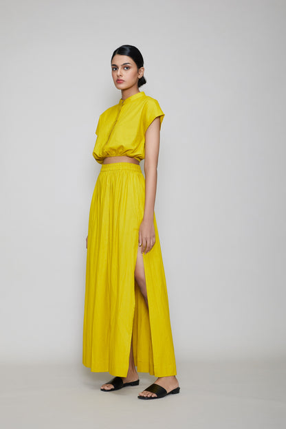 Mati New Sphara Skirt Set - Yellow
