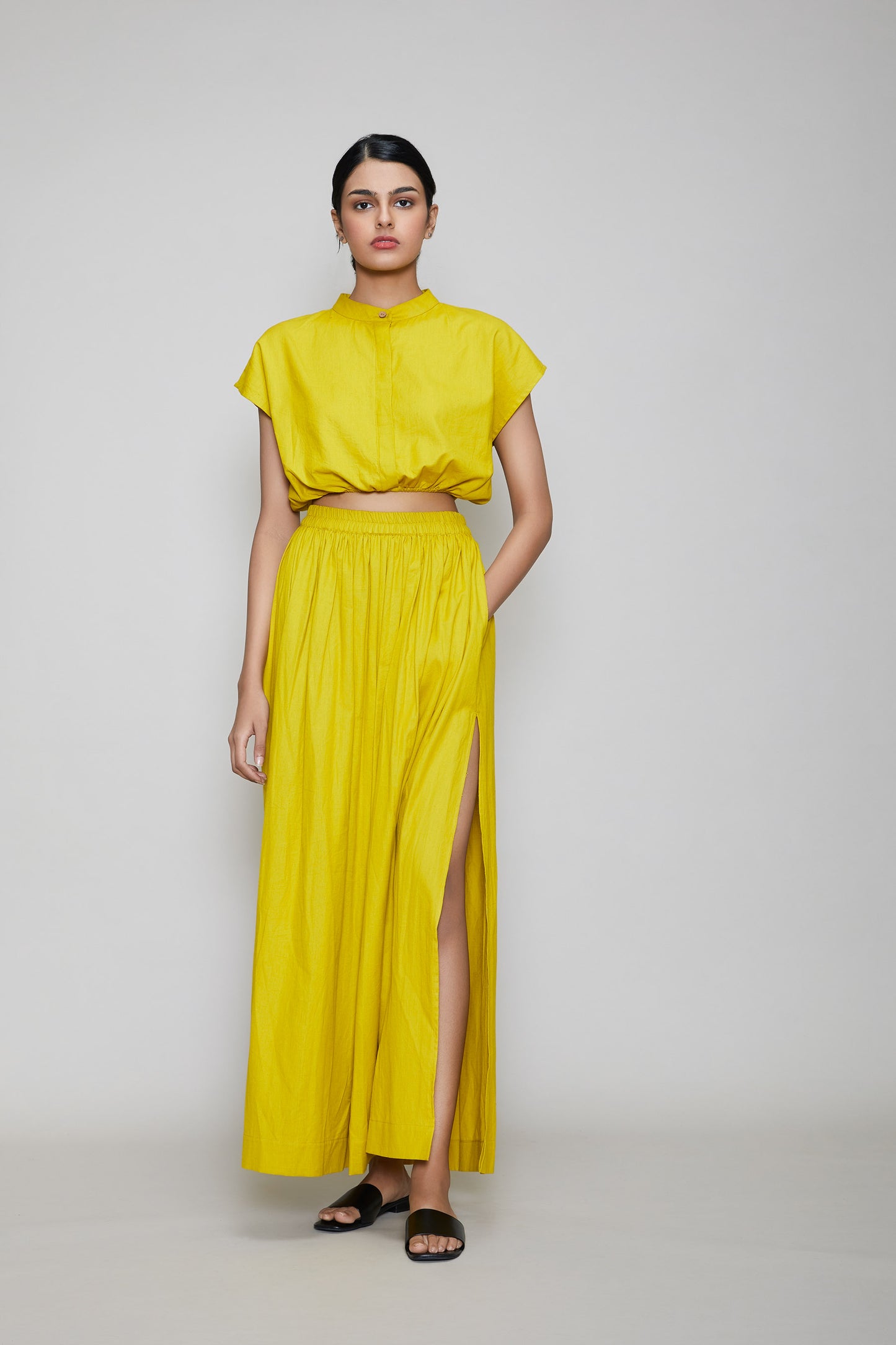 Mati New Sphara Skirt Set - Yellow