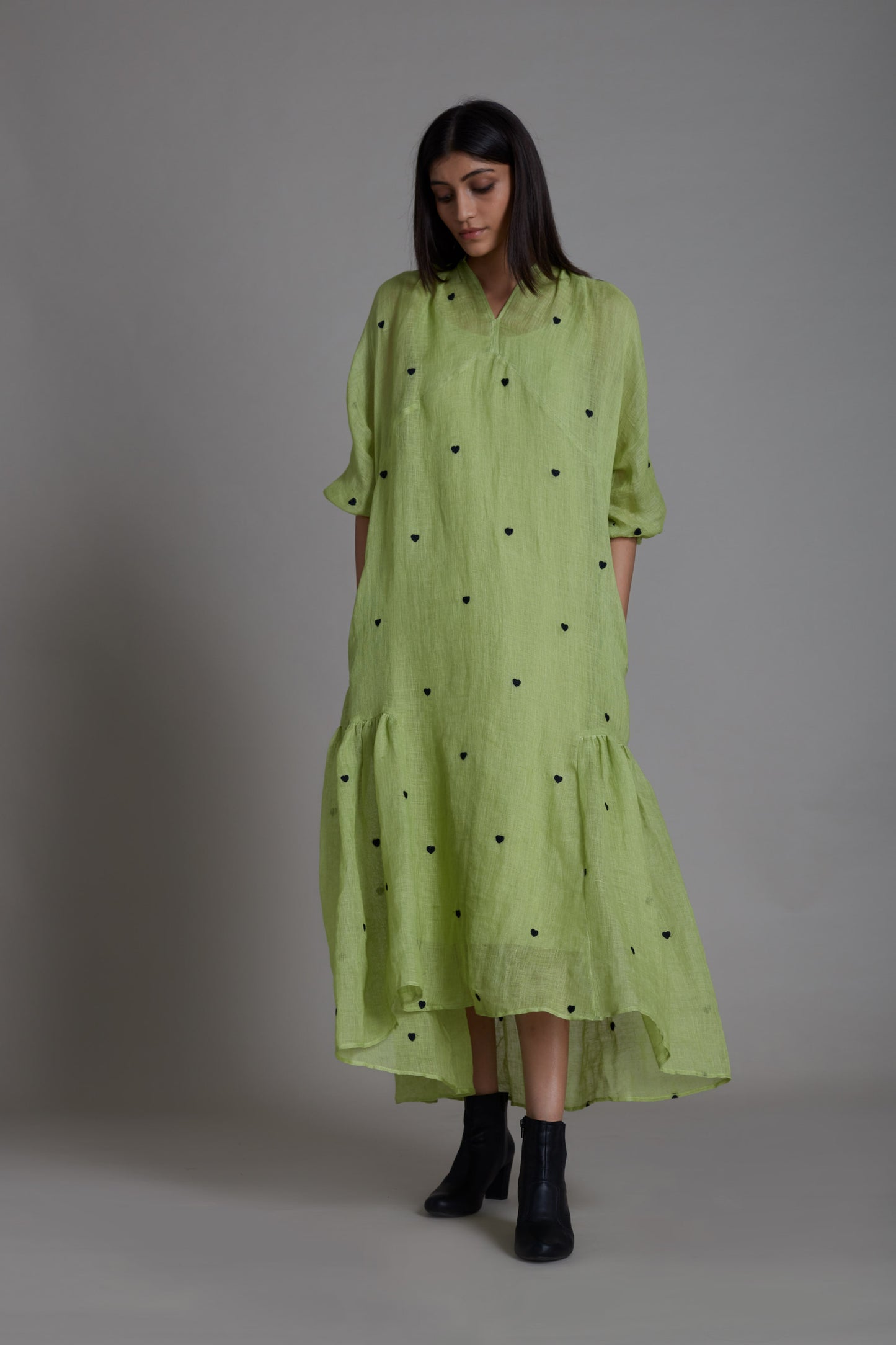 Queen Of Hearts Dress-Green