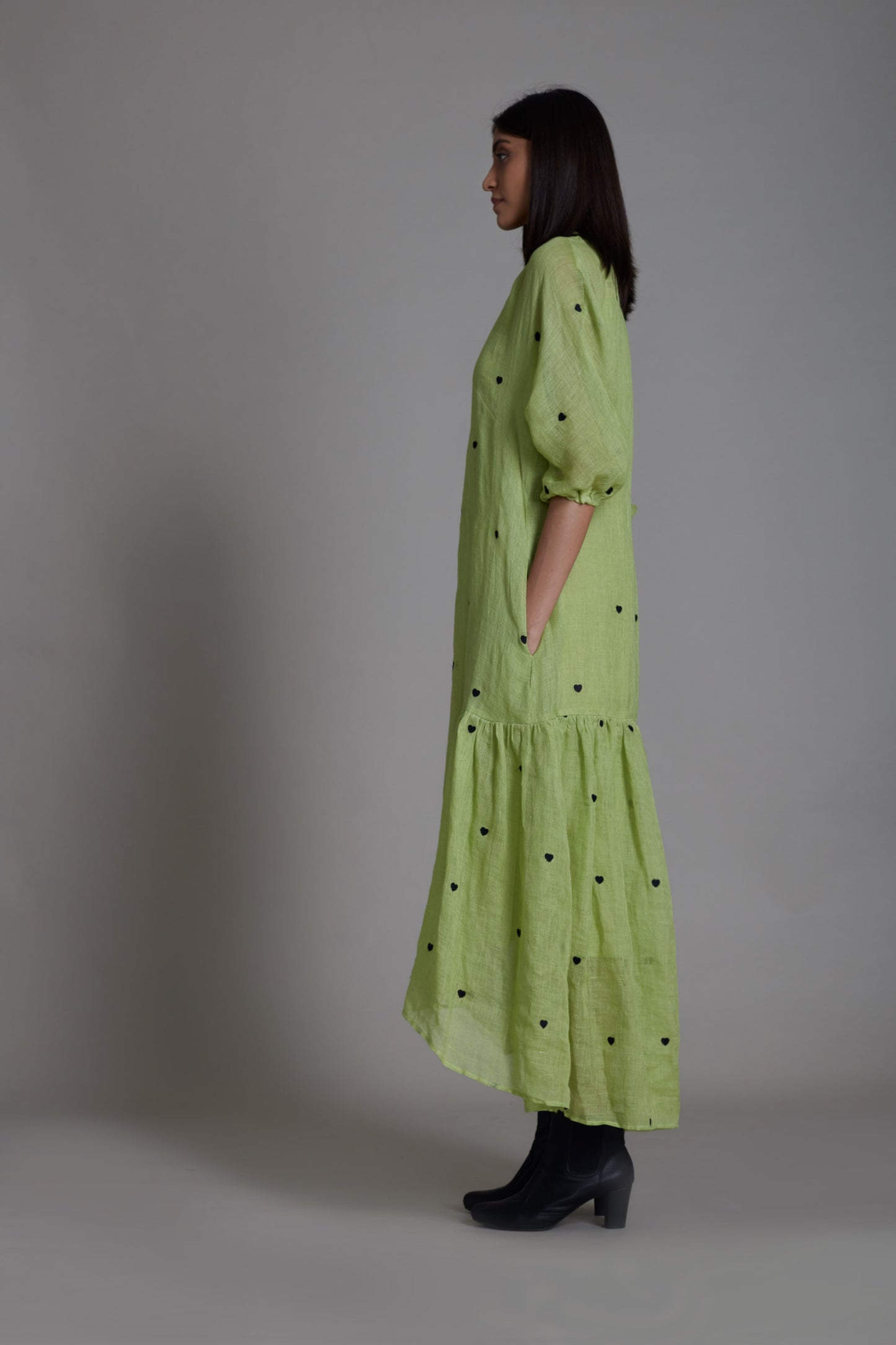 Queen Of Hearts Dress-Green