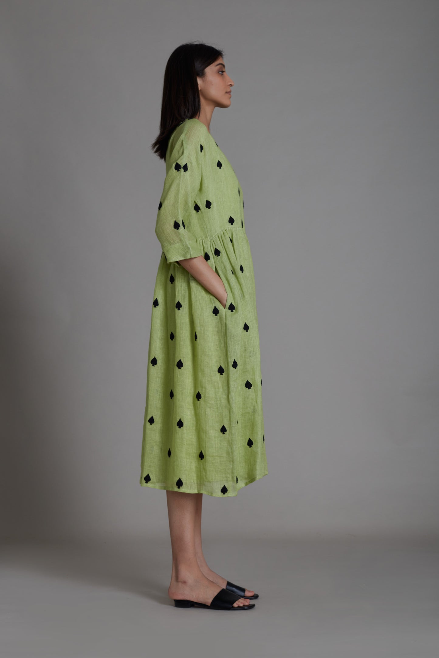 Teen Patti Dress-Green