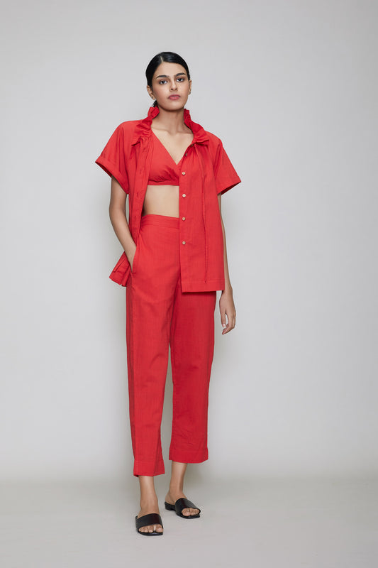 Mati Tora Bralette 3 PCS Set - Red