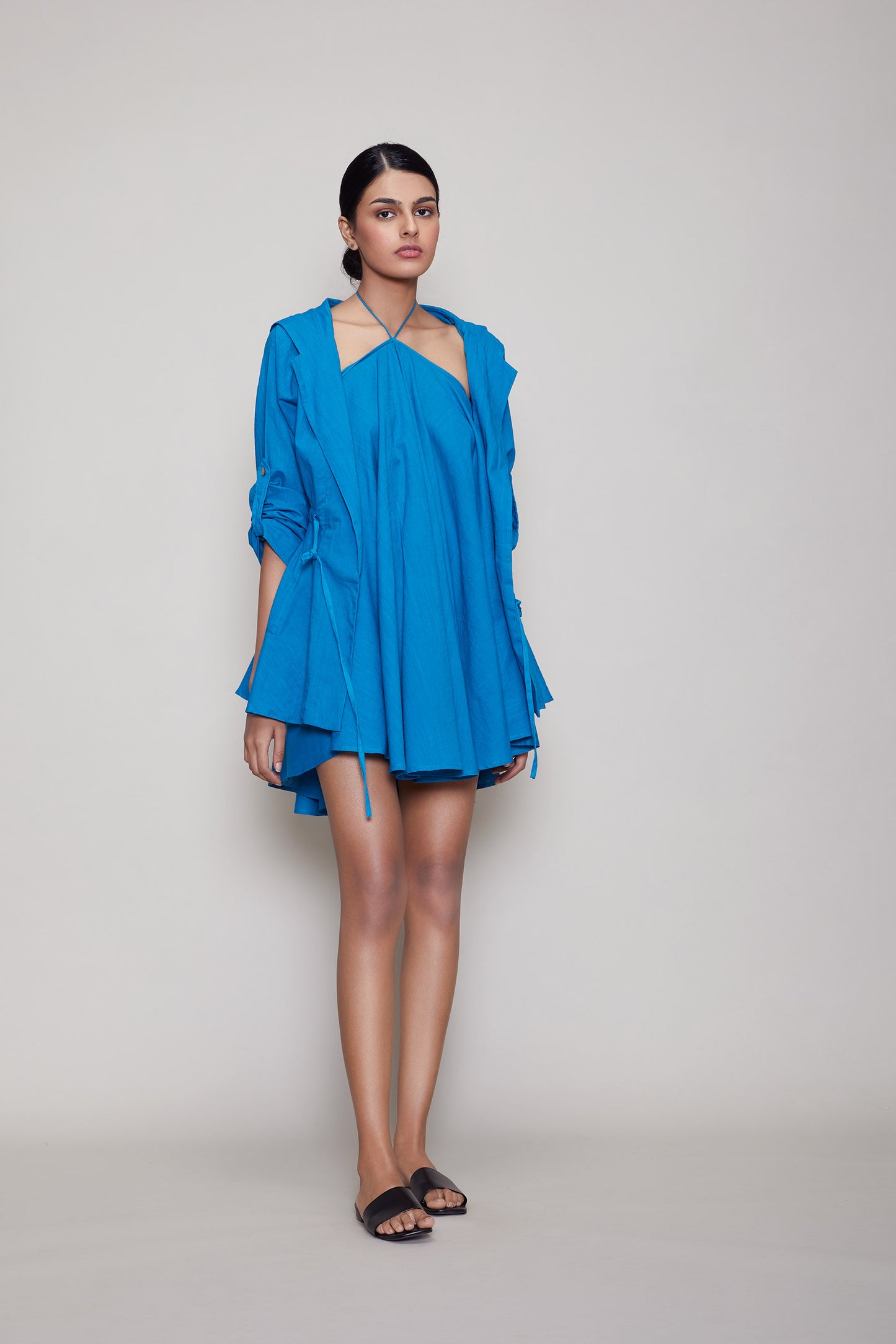 Mati Veza & Jacket Set - Blue