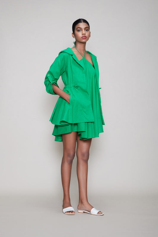 Mati Veza & Jacket Set - Green