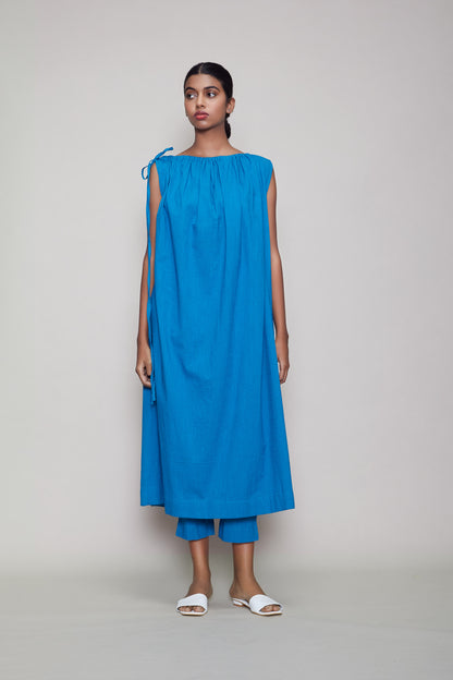 Mati Yupa Aakaar Dress - Blue