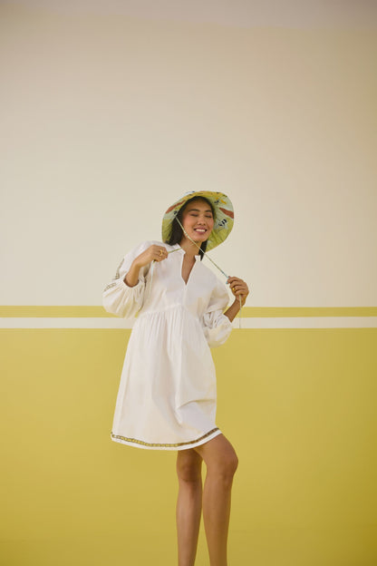 Morning Palm Organic Cotton Dress