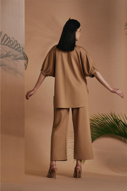 Brown Mirage Co-ord Set