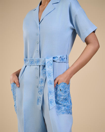 Ice Blue Jumpsuit