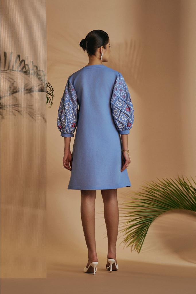 Blue Rainforest Tunic Dress