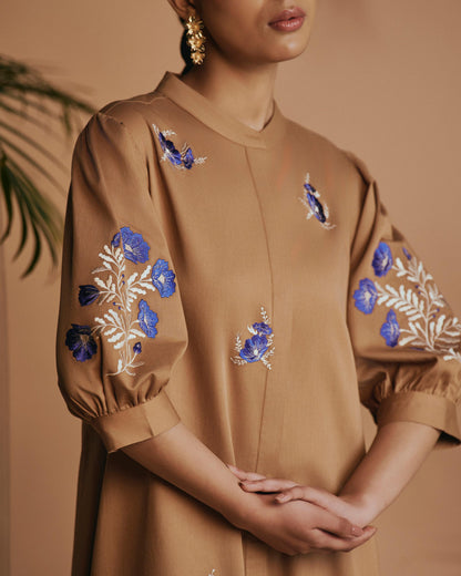 Brown Savanna Midi Dress