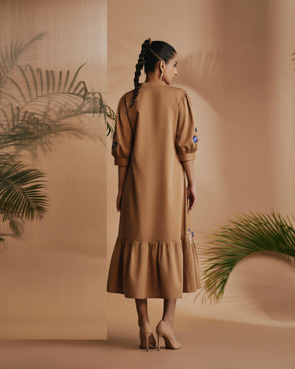 Brown Savanna Midi Dress