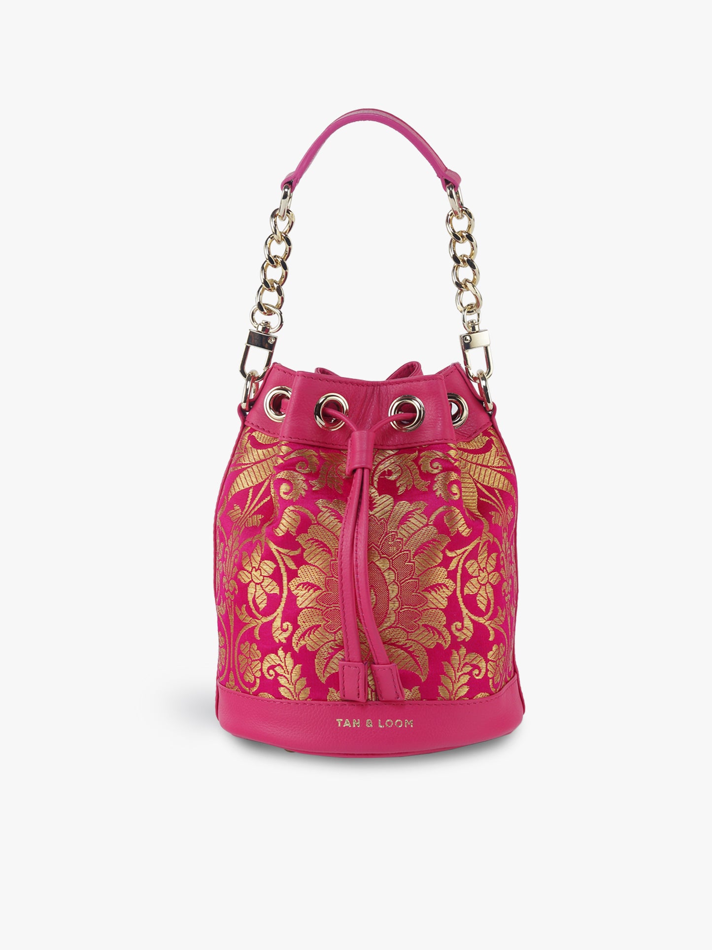 Bombay Bucket (Rani Pink Brocade)