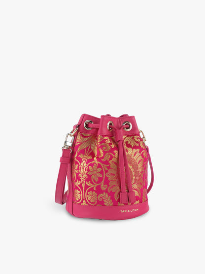 Bombay Bucket (Rani Pink Brocade)