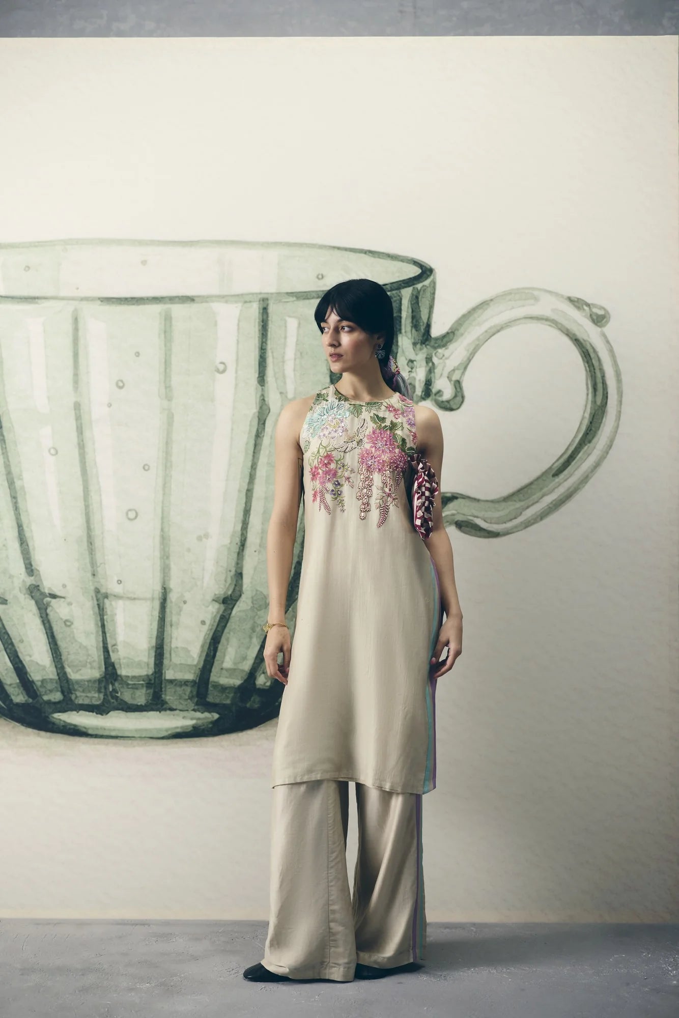 Shiro Kurta Set