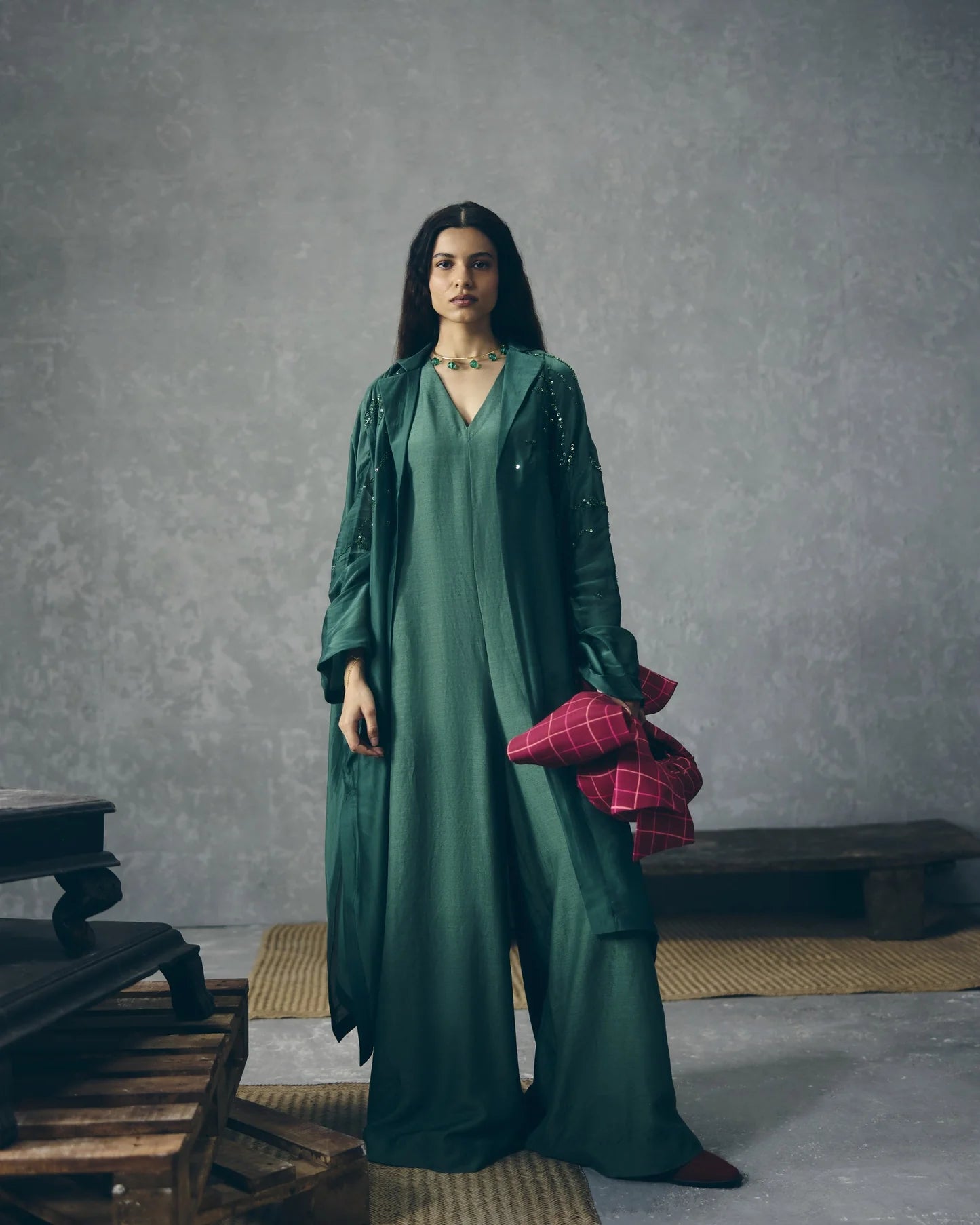Wasabi Jumpsuit Set
