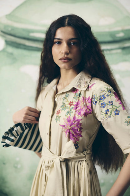 Moonflower Tie Dress