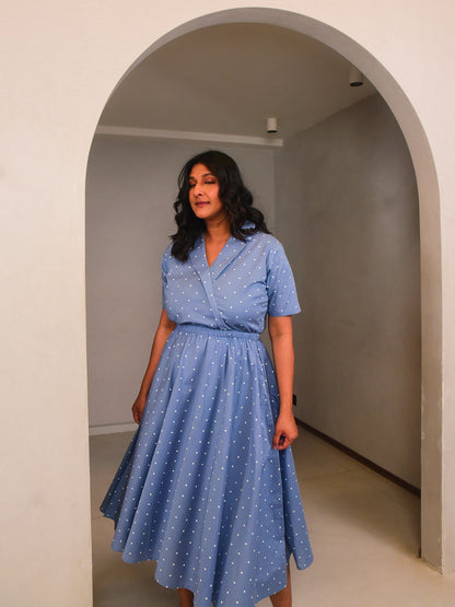 Polly Lapel Dress