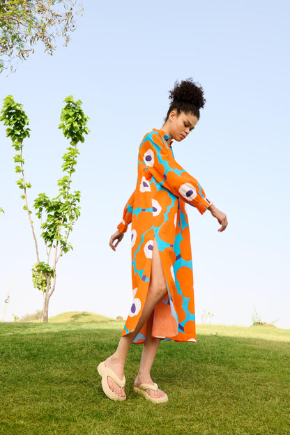 Daisy Dress (Orange Mekko)