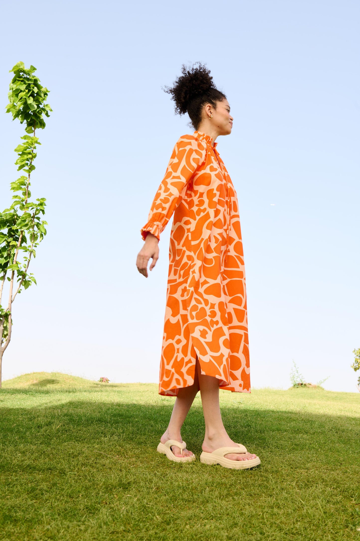 Daisy Dress (Deconstructed Orange)