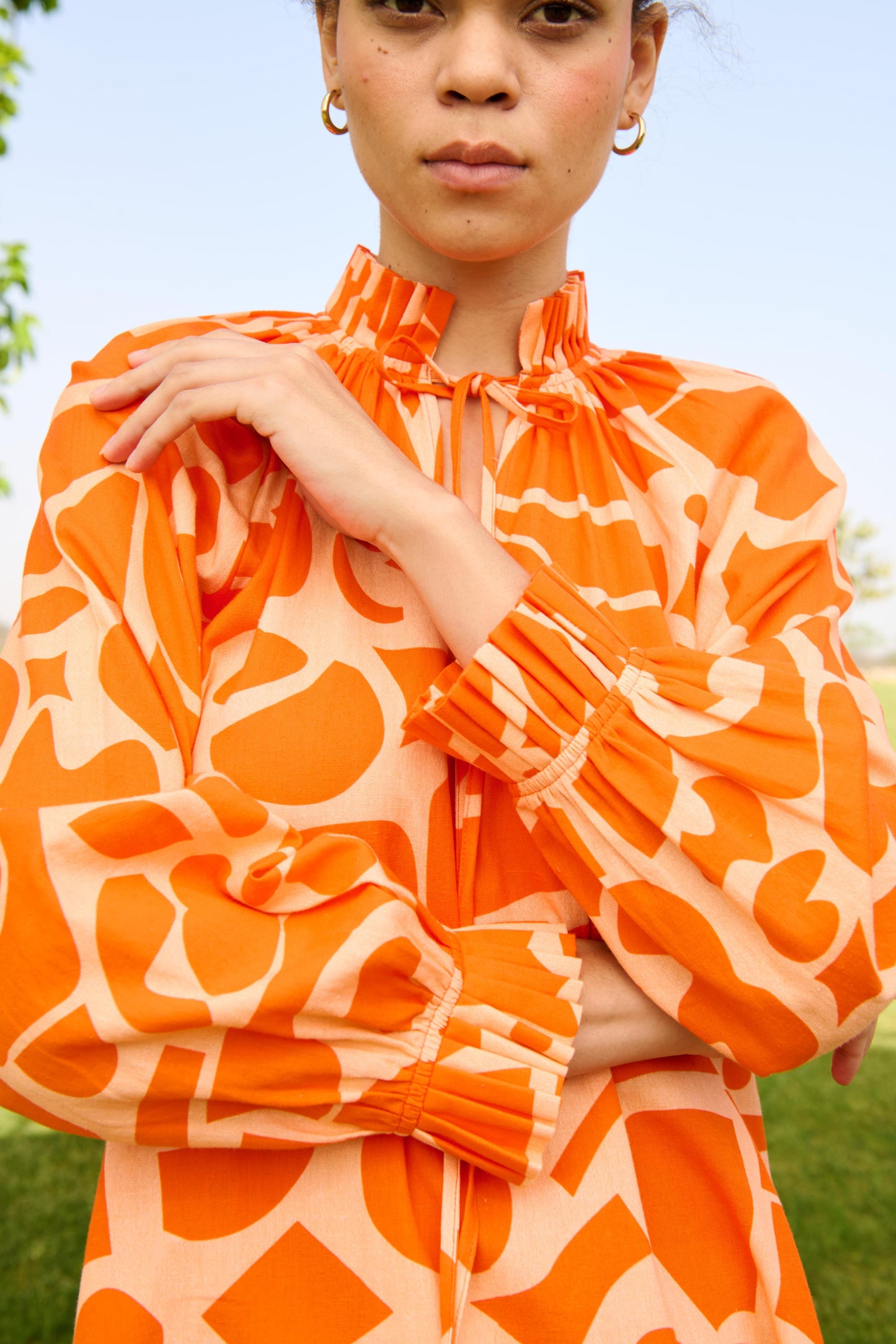 Daisy Dress (Deconstructed Orange)