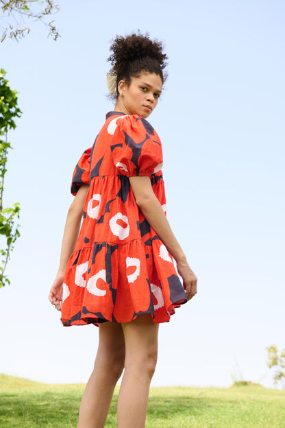 Layla Dress (Red & Black Mekko)