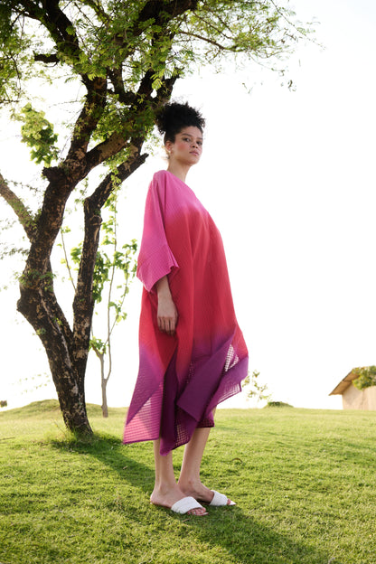 Angela Kaftan (Pink Red Purple Ombre)