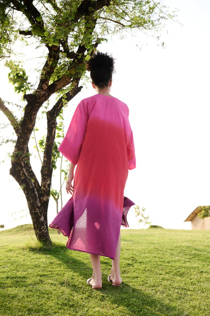 Angela Kaftan (Pink Red Purple Ombre)