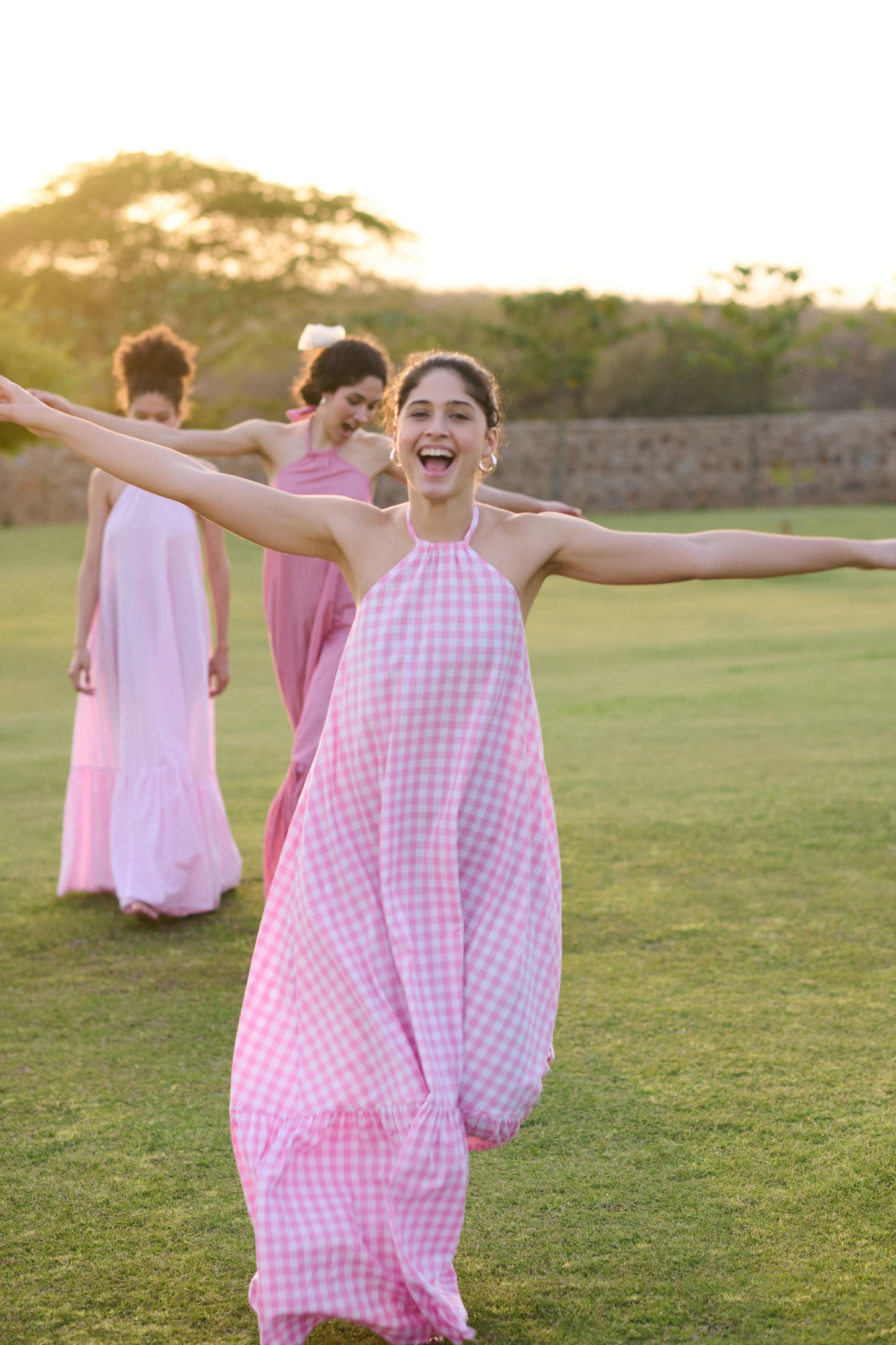 Birds Of Paradise (Pink Madras Check)