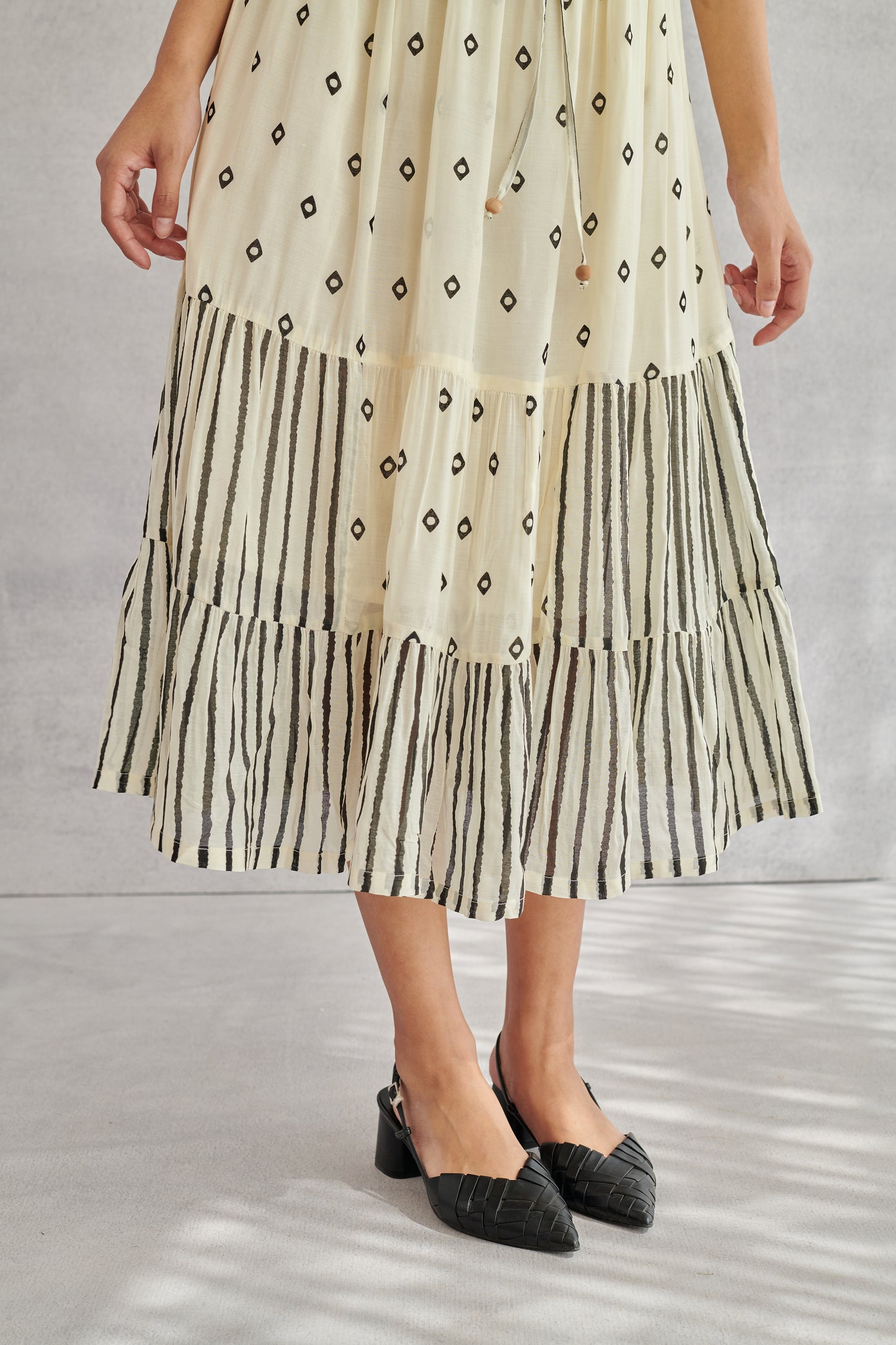 Kai Creme Kaftan Dress