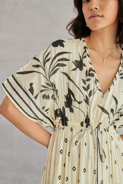 Kai Creme Kaftan Dress