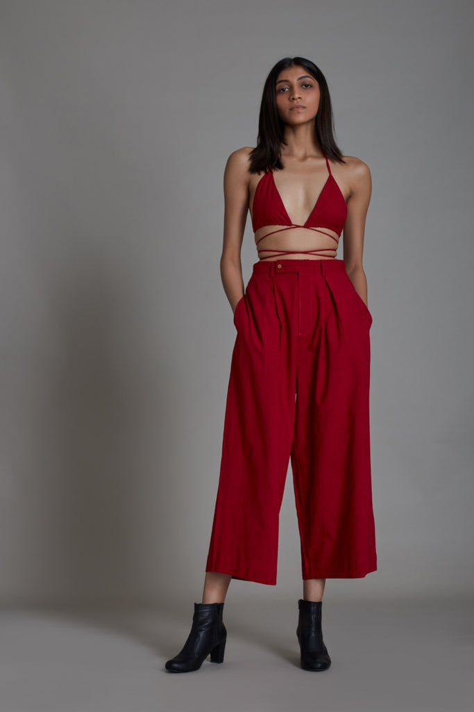 Solitaire Pants-Red