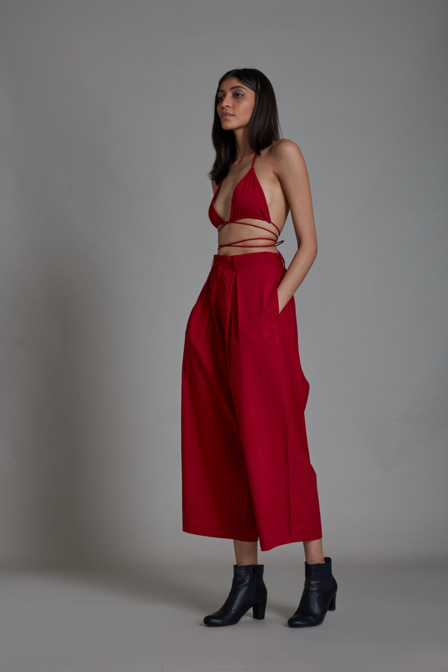 Solitaire Pants-Red