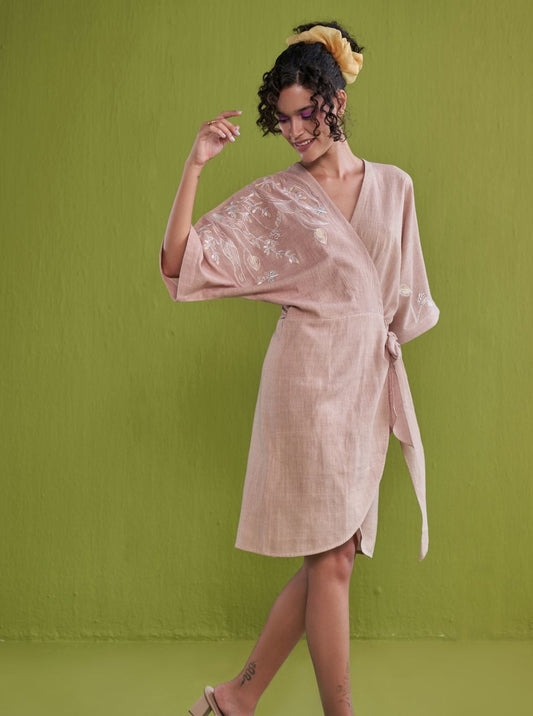 Summer Soul Handwoven Organic Cotton Wrap Dress