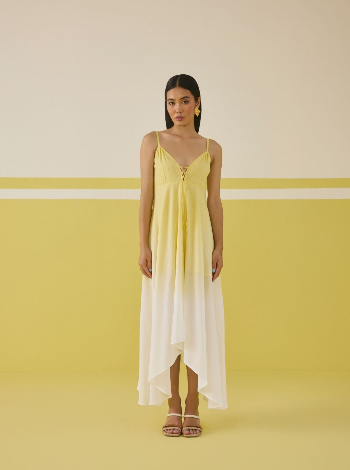 Sunshine Sea Lyocell Maxi Dress