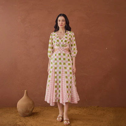 Gardenia Gingham Dress