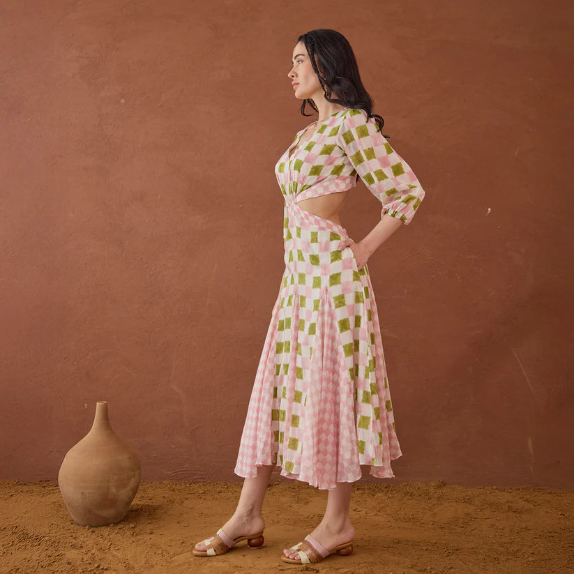 Gardenia Gingham Dress