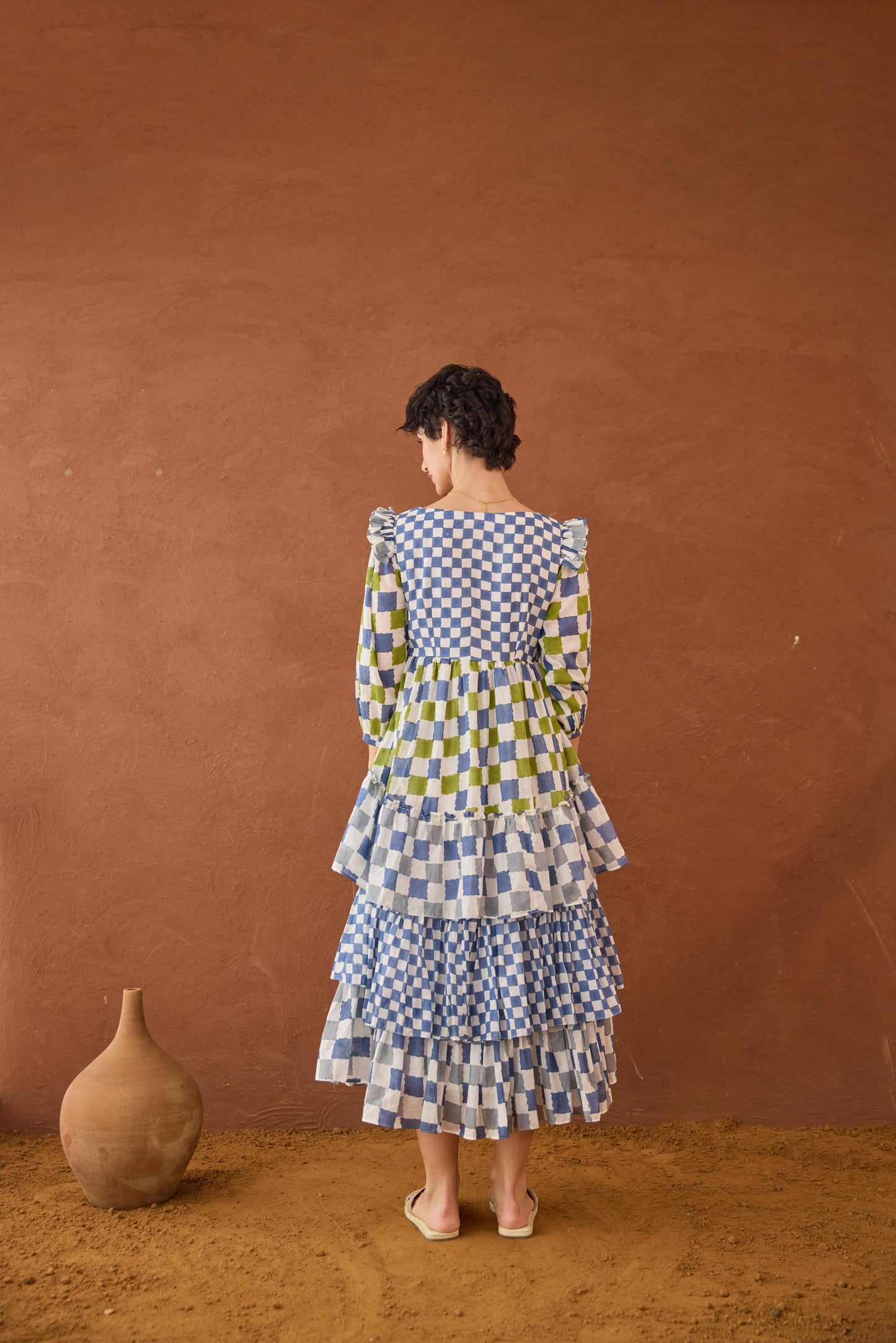 Azure Mosaic Dress